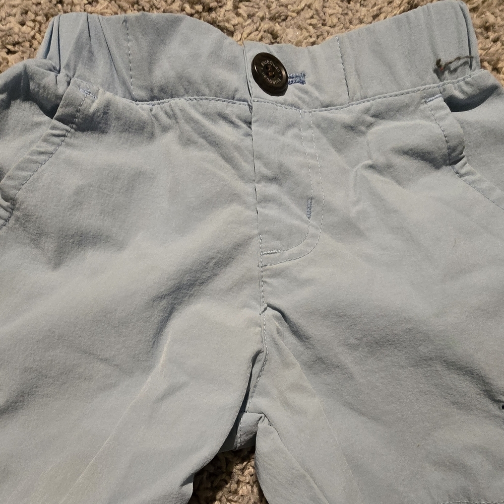Light Blue Casual Shorts